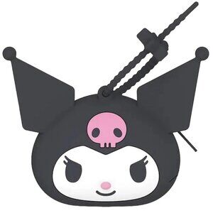 Kuromi Coin Purse Pouch Wallet Silicone Bag Charm Ear Pod Storage Sanrio Case